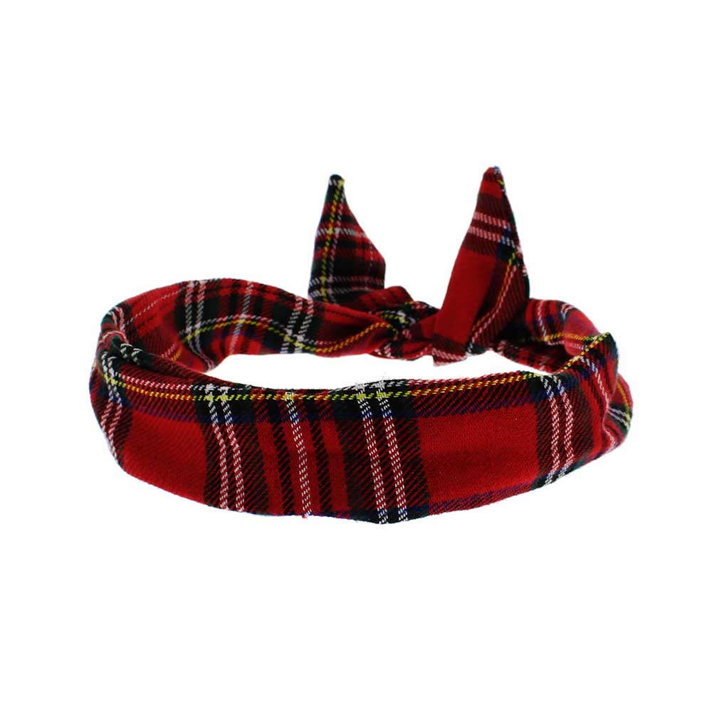 Zac's Alter Ego - Tartan Bandeau de fil - Rouge